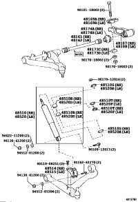 4810736030-ARM SUB-ASSY, ANCHOR, RH