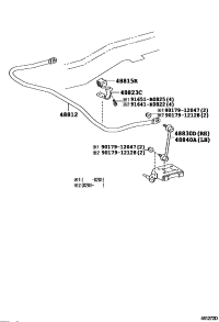 4881528010-BUSH, FRONT STABILIZER BAR, NO.1