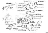 5540736020B0-Cover sub-assy, instrument panel, lower