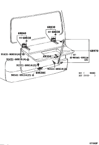 6935090B06-LOCK ASSY, BACK DOOR