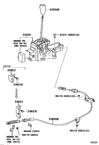 3355060890-FLOOR SHIFT ASSY