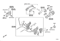 SU00301570-COVER, FRONT DOOR OUTSIDE HANDLE, RH/LH