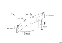 SU00303180-HOLDER, VISOR