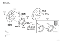 SU00300640-PLATE SUB-ASSY, PARKING BRAKE, RH