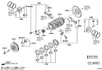 SU00300167-BEARING, CRANKSHAFT