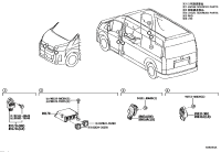 8917359325-SENSOR, AIR BAG, FRONT