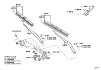 8522226130-BLADE, FR WIPER, LH