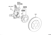 4355026010-HUB & BEARING ASSY