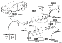 7507303010-MOULDING SUB-ASSY