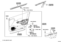 6761003070C1-BOARD SUB-ASSY, FRONT DOOR TRIM, RH
