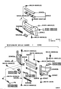 5213760070-Bracket, front bumper arm mounting, no.3