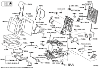 763110G020A0-Moulding, rear seat back, center