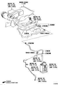 2382031200-HOSE ASSY, FUEL VAPOR FEED