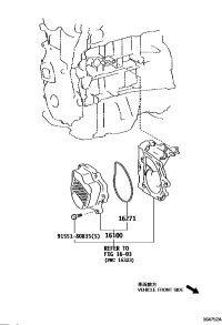 161A039025-WATER PUMP
