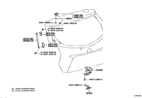 688010D350-HINGE SUB-ASSY, BACK DOOR, UPPER, RH/LH