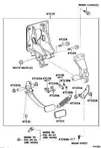 4711008020-SUPPORT ASSY, BRAKE