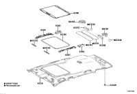 633060R090B0-TRIM SUB-ASSY, SUNSHADE