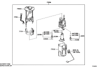 770200C190-TUBE ASSY, FUEL SUCTION W/PUMP & GAGE