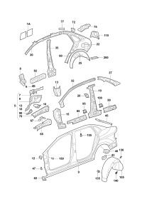 34D821151-Bracket, fender