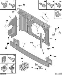 7106C5-MEMBER ASSY-ENGINE MOUNTING