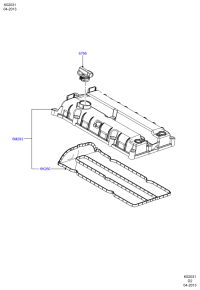 4M5G6K260CB-GASKET,W.PUMP INLET