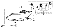 33100T4NH01-HEADLIGHT ASSY., R