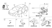 B85562FL1A-SENSOR & UNIT AIR BAG