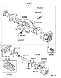 MB664447-BEARING,RR AXLE SHAFT