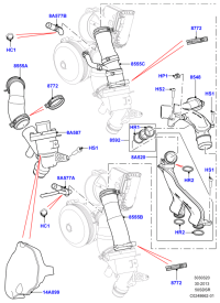 LR018274-INLET,WATER PUMP