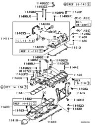 MD360243-MANIFOLD INTAKE