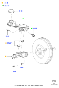 7T4Z2140A-??????????? O ???? Cylinder assy-master