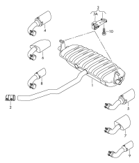 7P6253609AC-Muffler assy-rr
