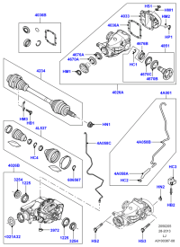 TDR000130-BOOT KIT STEERING GEAR