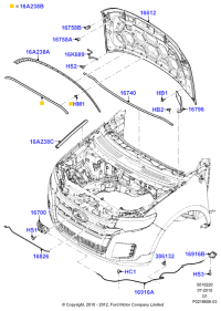 BT4Z16740A-GASKET,W.PUMP INLET
