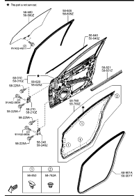 BKC359510-GLASS(L),DOOR-FRT