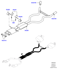 LR036435-CLAMP, ROCKER PANEL