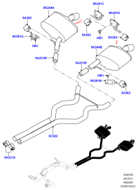 WCL500040-CLAMP, ROCKER PANEL