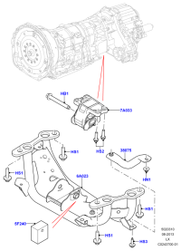 LR052331-BRACKET,HARNESS