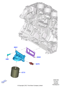 1S7G6A636AD-GASKET,W.PUMP INLET