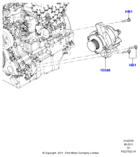 CT4Z10346A-ALTERNATOR, 12V 80A 4PK, TOYOTA