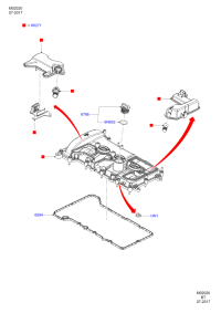 GN1G6584BA-GASKET,HEAD COVER