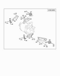 1692400518-ENGINE MOUNTING LFT/RHT-C(W204