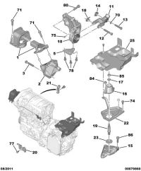 1839H3-ENGINE MOUNTING