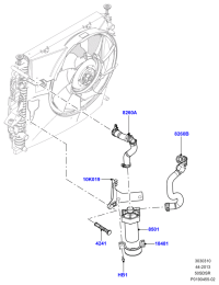 LR019004-CLAMP, ROCKER PANEL