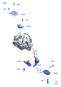 JD817M121HA-Case-transmission extension