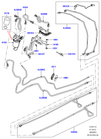 WJP501380-HOSE ASSY-EGR COOLER,OUT