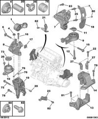 1807JK-ENGINE MOUNTING
