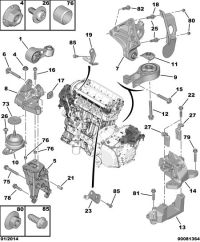 1813N1-ENGINE MOUNTING