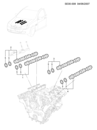 12566672-CAMSHAFT,EXH