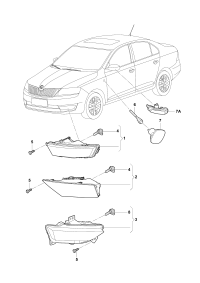 32D953041-Turn signal